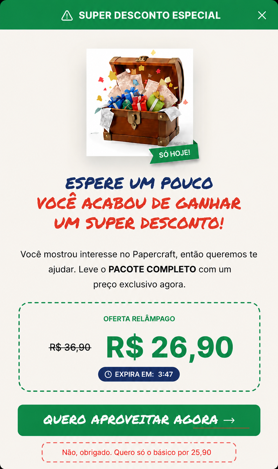 Oferta especial: leve o Kit Completo com desconto
