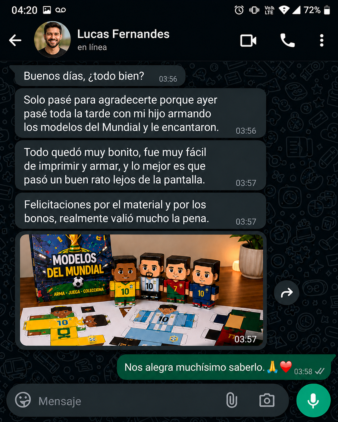 Depoimento de cliente
