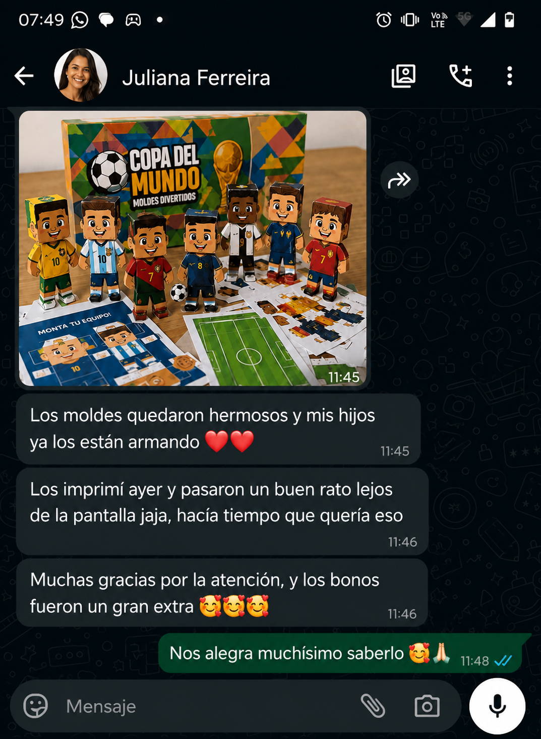 Depoimento de cliente
